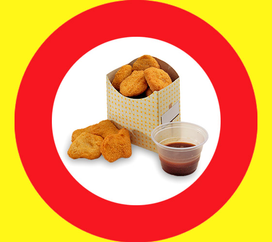 Porção de nuggets Crispy Chicken