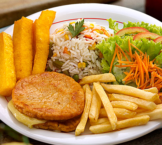 Hambúrguer com ovo ou queijo Crispy Chicken